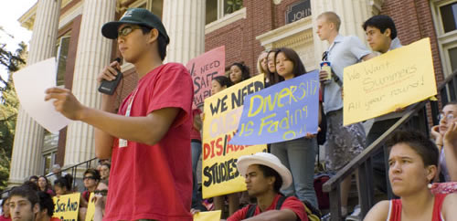 Students rally for Disabilty Studies